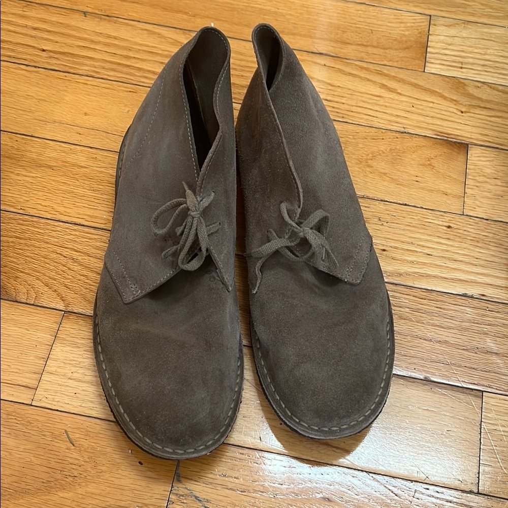 J. Crew Brown Chukka Boots Suede Ankle-High
